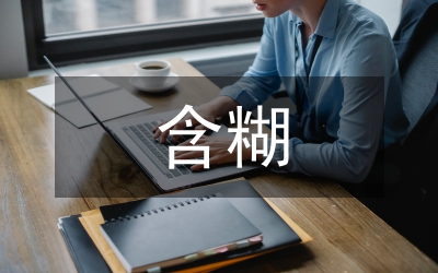 含糊语言分析论文